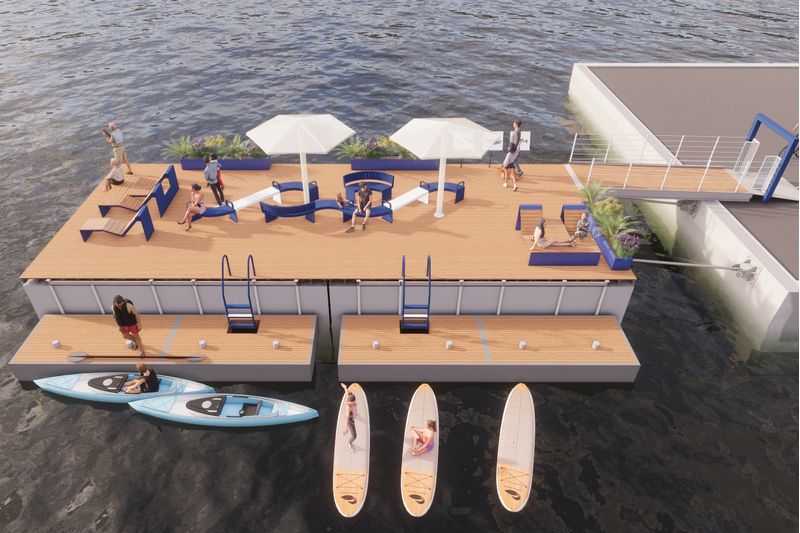 Parc flottant sur le lac Memphrémagog : Magog demande l’avis de la population